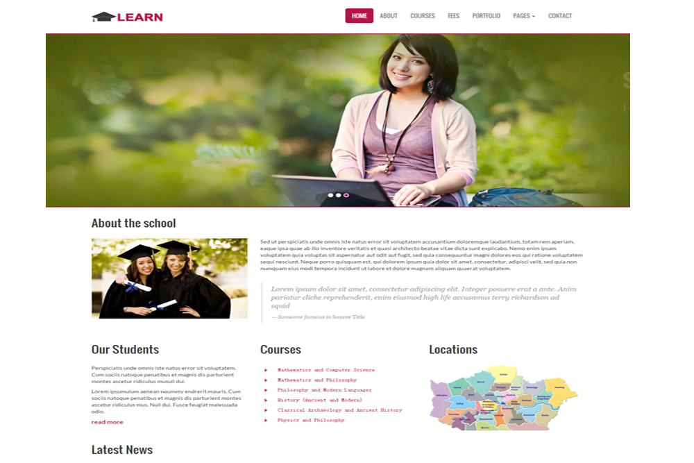 海外留学培训HTML5网站建设