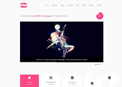 极简大气响应式VI设计公司