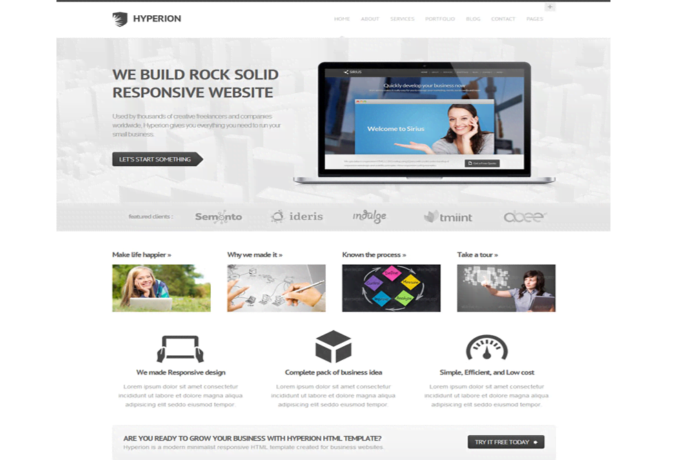 科研教育HTML网站建设