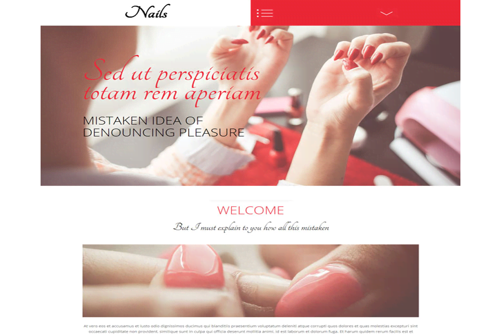 美甲培训学校网站建设